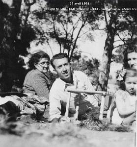 1951 04 26 PAQUES A SANTA CRUZ ou AUX PLANTEURS.  5 Lundi de PAQUES